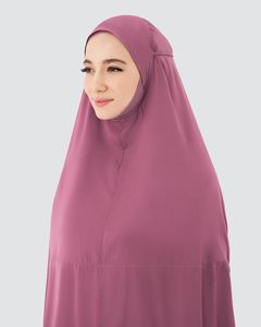 SIPO malaisien Ramadan femmes musulmanes Eid modeste indonésien 2 pièces Jilbab Abaya musulman dentelle Kurung Satin tuding Telekung - Product Image 4