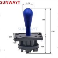 Joystick de style américain 4/8 voies HAPP Bâton de combat 8 couleurs Top Ball PC MAME Arcade Joystick