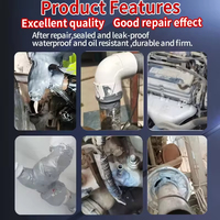 Résistance à l'huile résistante à la corrosion et réparation de mastic de réparation en aluminium étanche artisanat en métal en acier inoxydable colle en aluminium TS113