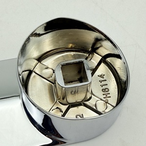 Poignée <span class=keywords><strong>de</strong></span> robinet élégamment façonnée, galvanisée et chromée, adaptée aux mélangeurs <span class=keywords><strong>de</strong></span> robinet <span class=keywords><strong>de</strong></span> bidet à poignée unique. - Product Image 5