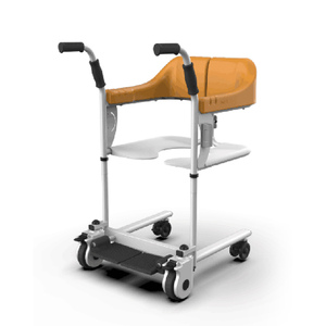 Silla de Ruedas ascensor reposapiés cómoda transferencia de la silla de ruedas con baño de asiento de inodoro de acero económica transporte sillas de ruedas - Product Image 1
