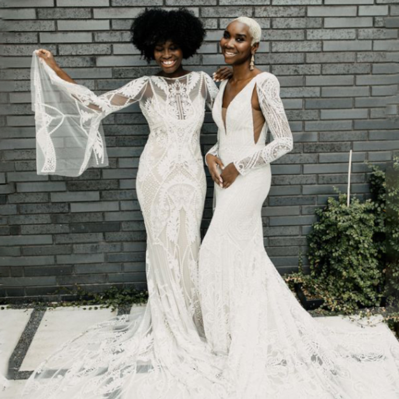 Backless Wedding Dresses with Sleeves - Elegant & Stylish