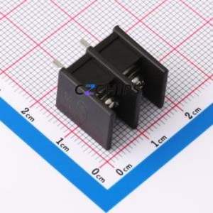 XDWR-0762-02P Barrier Terminal Block Through hole Component (THT),P=7.62mm Connector Straight Pin 20A 300V - Product Image 1