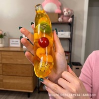 Hot verkopende Maltose Banaan Squishy Speelgoed Gesimuleerd Fruit Zacht TPR Handknijp Stress Verlichting Ventilatie Fidget Speelgoed voor Volwassenen en Kinderen