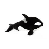 Peluche orca personnalisée, remplie de perles de verre, peluche apaisante pour soulager le stress et la thérapie sensorielle