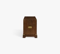 Meubles de bureau en bois écologiques personnalisés, salon, table en chêne haut de gamme faite à la main avec 8 tiroirs, buffet