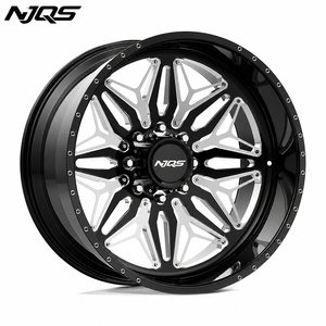 Jantes forgées NJQS 20 22 24 26 28 30 pouces tout-terrain 5x4.5 5x5.5 6x135 8x170 pour Ford RAM Toyota Dodge F-150 <span class=keywords><strong>250</strong></span> 2500 GMC - Product Image 1