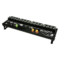 Módulo de control de entrada/salida RS485, 16 canales, 12VDC/24VDC, compatible con protocolo Modbus, instalación de riel DIN