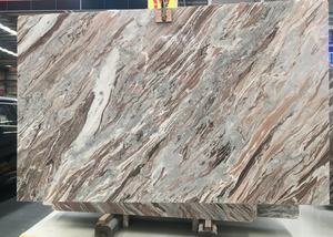 ファンタジーブラウンマーブルテラビアンカカルツァイトスラブ、ウォームブラウンベースカラー - Product Image 2