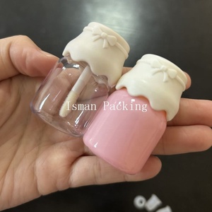 ISMAN Ingrosso Tubetto Lucidalabbra da 8ml a Forma di Biberon, Mini Contenitore Vuoto per Lucidalabbra a Forma di Biberon per Bambini, <span class=keywords><strong>Rosa</strong></span> Bianco, Logo Personalizzabile - Product Image 2