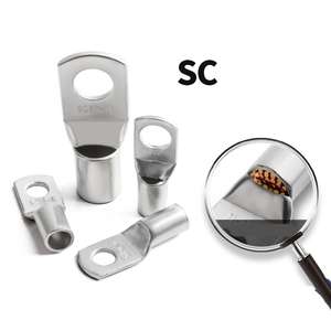 Terminal de câblage à gaine en cuivre SC, Terminal à sertir SC, Terminal à gaine en cuivre, Terminal de câble en cuivre court, Terminal de câble - Product Image 2