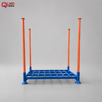 Étagère industrielle en acier soudé, robuste, réglable, détachable, capacité de 1000 kg, empilable, avec insertion de tubes |   Professionnel
