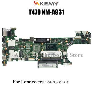 Pour Lenovo ThinkPad <span class=keywords><strong>T470</strong></span> NM-A931 carte mère d'ordinateur portable avec I5 <span class=keywords><strong>I7</strong></span> 6th 7th Gen UMA 100% testé OK - Product Image 2