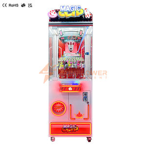 Machine de cadeau de prix de clip de <span class=keywords><strong>roue</strong></span> de jeu chanceux de 32 grands clips à pièces de Offre Spéciale pour des enfants prise faite sur commande 110/220V Machine de cadeau de pince - Product Image 4