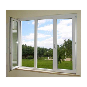 Portes modernes en aluminium blanc français Fenêtres Usine directe Ouverture automatique Style rideau suspendu <span class=keywords><strong>Type</strong></span> horizontal pour les maisons - Product Image 5