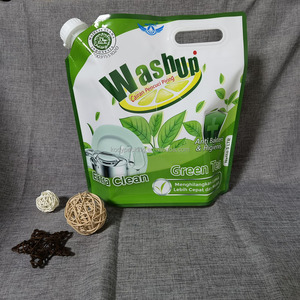 1l 3l 5l अनुकूलित आकार तरल साबुन लॉन्ड्री डिटर्जेंट स्किनकेयर बैग पाउच लचीली पैकेजिंग - Product Image 2