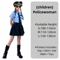 Berufskostüme Arzt Feuerwehrmann Polizist Cosplay TV- & Film-Kostüme König Kinder Jungen Halloween Karneval Kostümkleidung