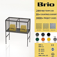 Brio 2000*1000*2000 200kg Armoire de rangement industrielle en métal massif pour outils et équipements de travail en usine, à fixer sur le capot de voiture