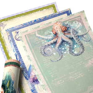Carte decorative con Scrapbooking retrò Design originale ragazza fiore perla fai da te Vintage Junk Journal craft Design carta - Product Image 5