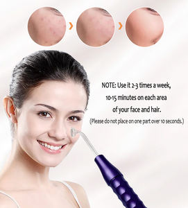 Venta al por mayor de fábrica, Varita púrpura de mano de alta frecuencia, máquina de electroterapia para el cuidado de la piel y el rostro con darsonvals, 4 tubos de vidrio - Product Image 5