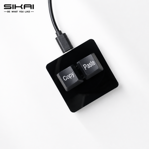 Teclado Mecánico Compacto SIKAI con Macros Programables, Retroiluminación RGB, Conexión USB y Teclas de Atajo Personalizables para Copiar y Pegar, Ideal para Oficina - Product Image 1