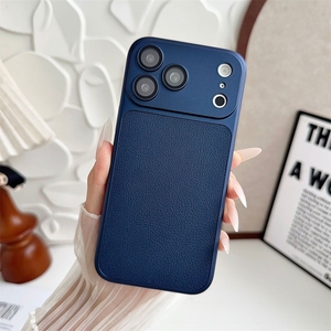 Funda de cuero para iPhone 16e 17e con protector de lente de cámara mate, para iPhone 18 Pro, de una sola pieza, envío gratis - Product Image 6