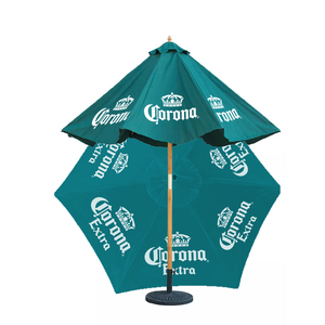 Parasol en bois de poignée de poteau de cadres de vente en gros bon marché pour le jardin de soleil de plage - Product Image 2