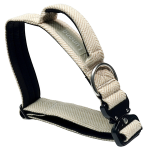 Collier pour chien réglable en néoprène rembourré avec poignée de contrôle et boucle en métal à dégagement rapide pour chiens de taille moyenne à grande - Product Image 2