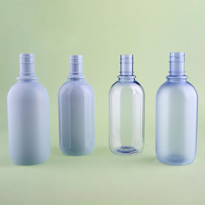 Bochechos Garrafas para Higiene Oral, 400ml 500ml 600ml Boca Limpa Recipiente <span class=keywords><strong>PET</strong></span> Boca Wash Garrafa Medida Cap <span class=keywords><strong>Bottle</strong></span> Set - Product Image 2