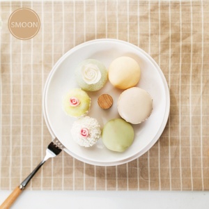 Decorative Household 2 Layers <b>Rotating</b> Jewelry Cake Fruits <b>Display</b> Serving Tray <b>Standing</b> Table Top Rack for Living Room - Product Image 4