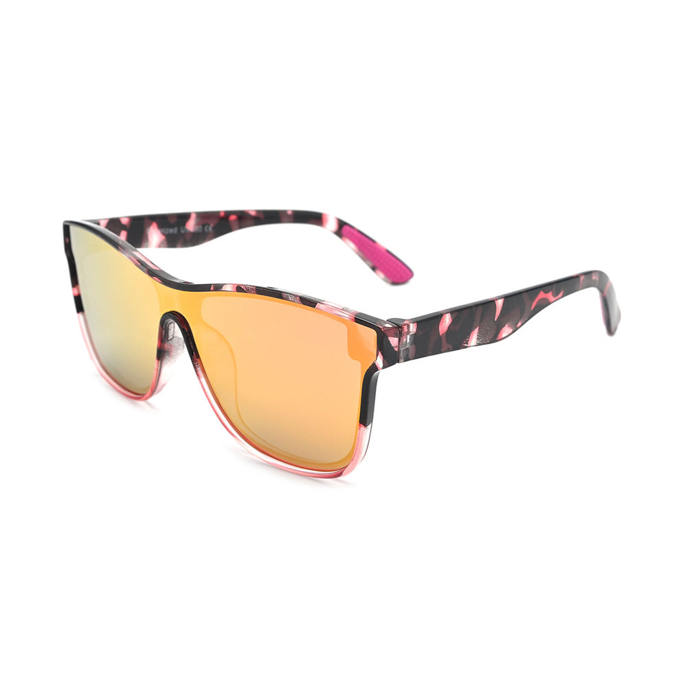 Ready Stock High Quality BPA Free PC Frame One Piece Mirrored UV400 Polarized Women Sunglasses Men Shades