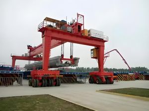 50 طن ، طن ، طن ، عجلة رافعة RTG الثقيلة ، إطار مطاطي ، رافعة جسرية ، إطار مطاطي ، حامل - Product Image 6