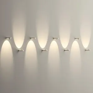 장식 야외 LED 벽 램프 정원 복도 현관 Sconce 조명 알루미늄 아웃 도어 현대 방수 IP65 외부 실내