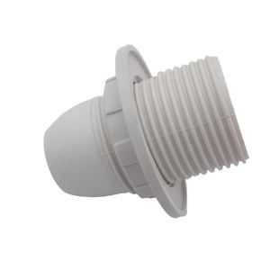Reemplazo DIY que hace la cubierta del zócalo de la bombilla colgante E12 <span class=keywords><strong>E14</strong></span> E26 E27 soporte de lámpara de tornillo mediano con anillos de sombra de enchufes de luz - Product Image 2