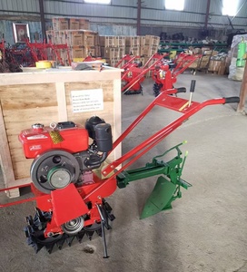 Nông nghiệp nông nghiệp tu 9HP/180F làm mát bằng nước Diesel duy nhất chuỗi theo dõi Micro tiller tu máy + lật cày - Product Image 2