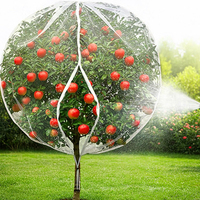60*80Cm Fabriek Leveren Verstelbare Trekkoord Rits Insect Gaas Cover Tas Voor Kas Fruitbomen Tuinplant