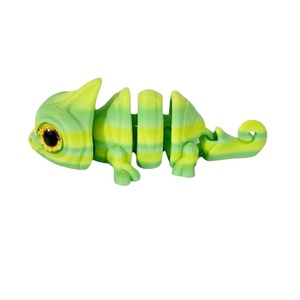 Llavero colgante de juguete con diseño de <span class=keywords><strong>lagarto</strong></span> 3D transfronterizo, simulación de ojos, articulado, para maternidad - Product Image 1
