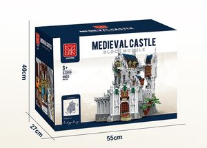 Mork Brick 033001-033011 <span class=keywords><strong>Moulin</strong></span> à <span class=keywords><strong>vent</strong></span> Château médiéval Ages 033010 Atreet View Model Assembler Building Block Set Plastic 10305 Toy - Product Image 5