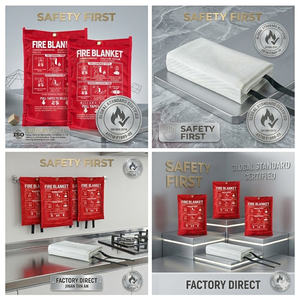 Couverture anti-feu pour cuisine, résistante à la chaleur, en fibre de verre - Product Image 5