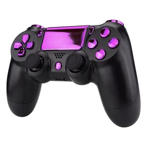 Chroming Purple Full Set Buttons für <span class=keywords><strong>PS4</strong></span> Pro Slim <span class=keywords><strong>Controller</strong></span> D-Pad R1L1 R2L2 löst Touchpad Action Home Share Options-Tasten aus - Product Image 3