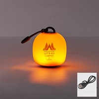 Outdoor-Camping Super Stressabbauende Quetsch-Reisball-Lampe Kleine Zelt-Überdachungs-Atmosphärenleuchte Mehrfarbige LED 1,5V IP44 Wasserdicht