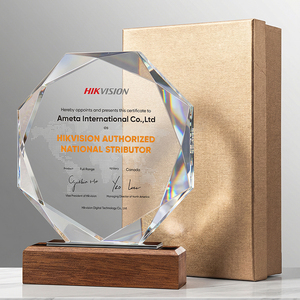 بالجملة جوائز كأس كريستال خشبية فارغة مخصصة جوائز المنافسة النقش بالجملة لأحداث الشركات - Product Image 6