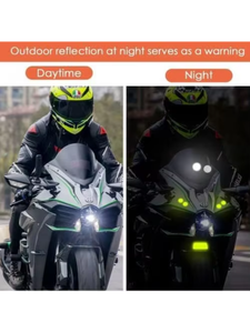 Autocollants et <span class=keywords><strong>bandes</strong></span> réfléchissants fluorescentes de sécurité pour casques de moto et de voiture, pour le commerce électronique transfrontalier, garantie 1 an - Product Image 5