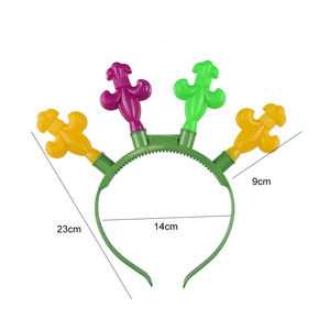 عصابة رأس LED من البلاستيك الماردي غرا من Neonglo ملابس حفلات للعطلات لماردي غرا وعيد الميلاد إكسسوارات رأس نادي هوم للكبار والأطفال - Product Image 6