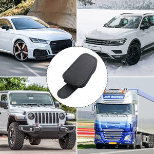 Magnetische Leder Sonnenbrille halter mit Brille Organizer Lagerung Auto Sonnenblende Innen zubehör Werbe geschenke - Product Image 5