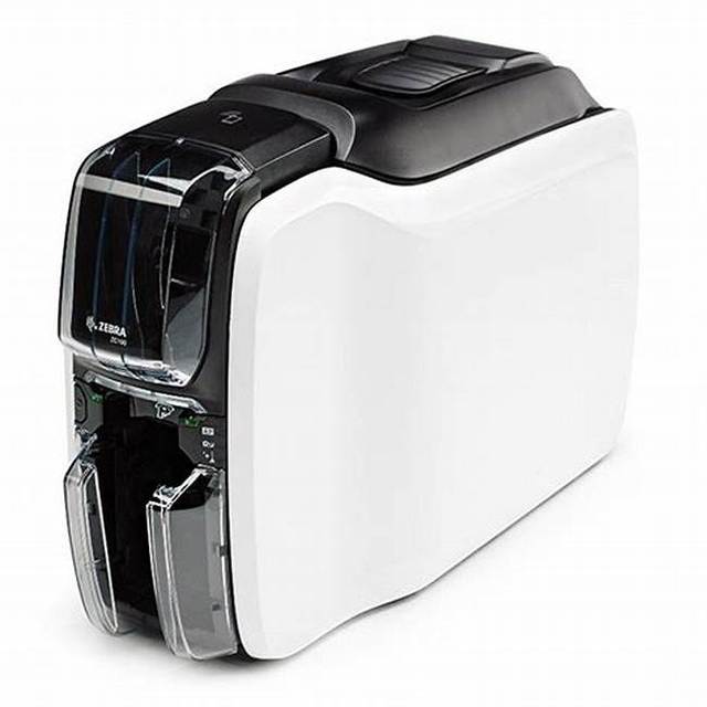 Original New Brand Zebra ZC100 Single-sided Pvc Id Card Printer 300DPI Card Printer Direct Print