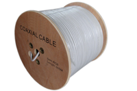 2 Core Cu/cca Wire RG59 + 2C CCTV Câbles coaxiaux pour caméra PVC RG 59 + 2C CCS / CU avec 2C Power Wire Foam PE