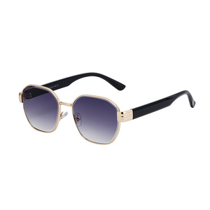 Lentes de Sol Cuadrados para Mujer Lb A3202, Montura Negra con Borde Dorado, Lentes de PC con Protección UV400, Estilo Instagram, Moda Urbana - Product Image 1