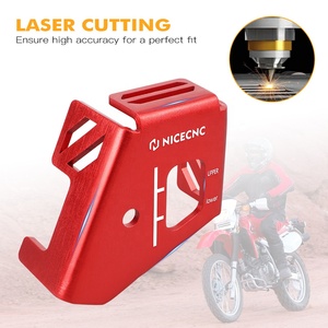 NICECNC Protection de réservoir de frein arrière de <span class=keywords><strong>moto</strong></span> pour Honda XR650L XR 650L 1993-2024 2022 Couvercle de protection Décoration Aluminium Garde - Product Image 6