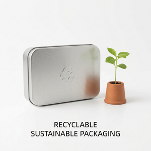 Scatola di Latta Rettangolare Mini con Coperchio Apribile e Stampa Personalizzata per Alimenti/Regali, Confezione per Caramelle in Metallo Opaco Stagnato, Nuovo Design 2025 - Product Image 2
